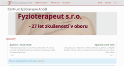 Desktop Screenshot of fyzioterapeut.com